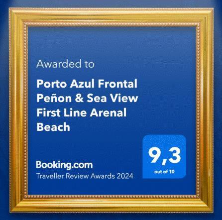 Porto Azul 10A Frontal Penon & Sea View First Line Arenal Beach Кальпе Экстерьер фото